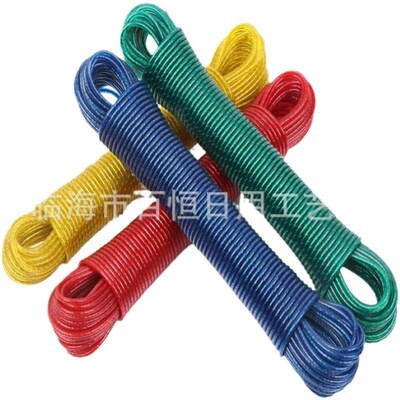 20M Long Rope Drying Clothes Washing Lines Hangers Steel Wir