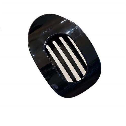 Vintage high-appearance curved hair clip, elegant back-of-th