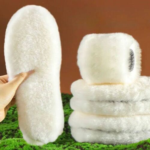 Unisex Australia Sheepskin Insoles Natural Real Fur Wool Cas
