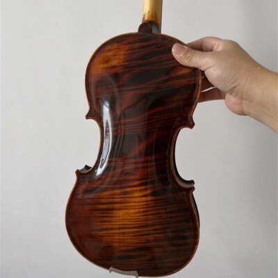Handmade violin maple 4/4 3/4 solid wood Single board natura