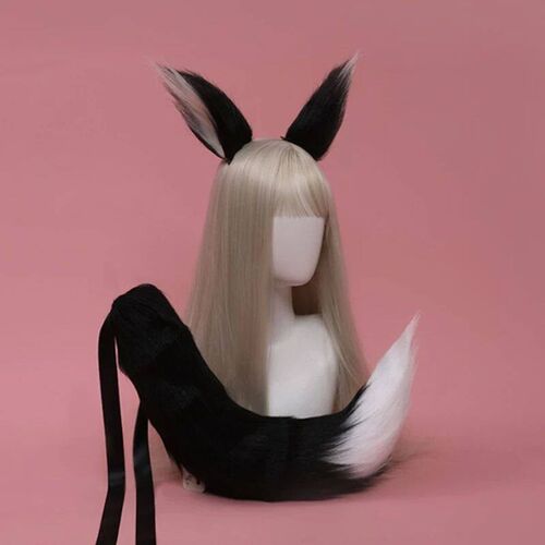 Animal Cosplay Costumes Faux Furs Cat Foxes Wolf Furry Tail