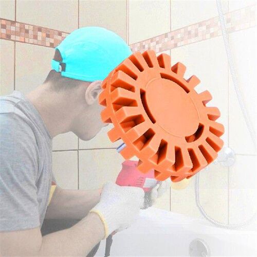 4inch Rubber Power Drill Attachment with Drill Adapter