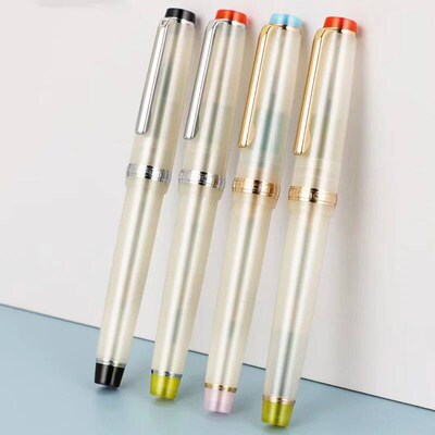Jinhao 82 Fountain Pen Transparency Plastic Spin Pen Popular