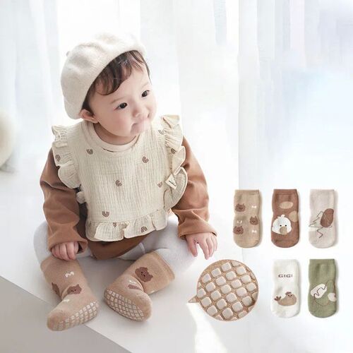 Winter Baby Socks Toddler Anti-slip Socks Children