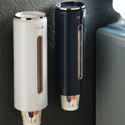 Dispenser Automatically Drop Paper Cup Holder Remover Mounte