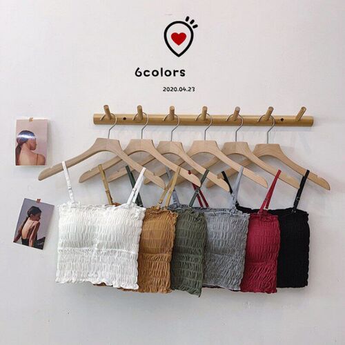Woman Vest Strap Sleeveless Elastic Waist Broken Flower Prin