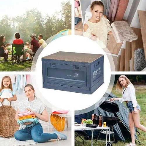 Camping Folding Storage Box 50L Collapsible Toy Storage Bin