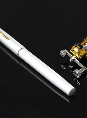 Lightweight Mini Pen Shape Telescopic Fishing Rod Pole Reel