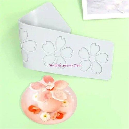5pcs Cake Decorating Tool Flower Petals Pattern Lace Mat