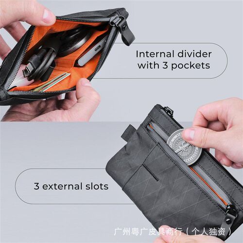 Xpac Waterproof Mens Clutch Large Capacity Zipper Wallet Mu