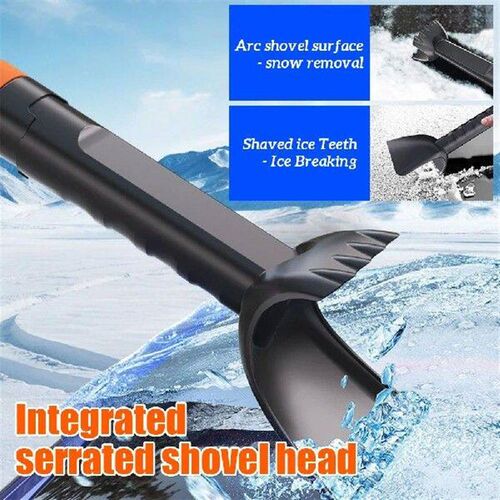 1 Set Universal Snow Shovel Brush Telescopic Car Glass