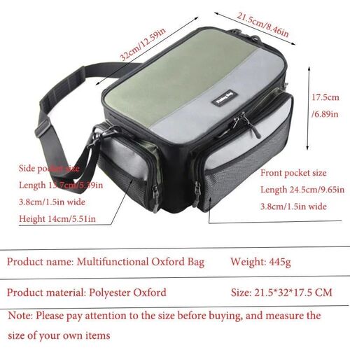 Multi-Functional Luya Fishing Bag,Oxford Cloth Is Waterproof
