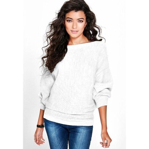 Spring Loose Knitted Pullovers Sweater Tops Women Fashion