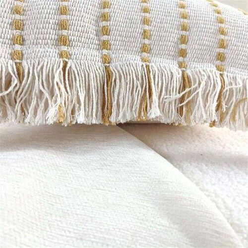 Fresh Knitted Striped Tassel Home Sofa Pillowcase Nordic