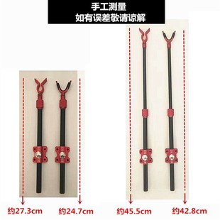 万众齐筏蝶铝合金桶装筏钓支架铝合金钓桶钓箱支架