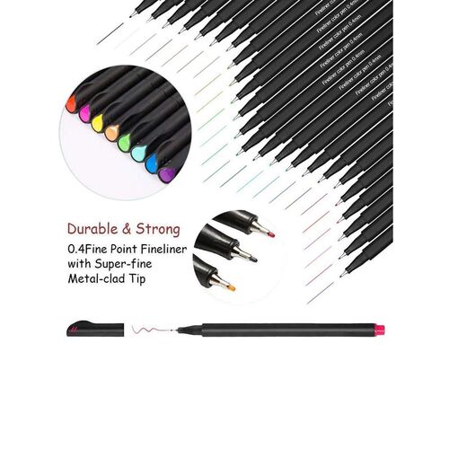 Bview Art Colored Pens Fine Point Markers Fine Tip Drawing P
