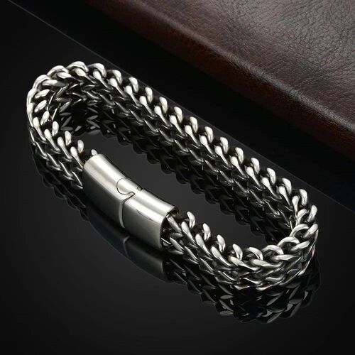 Stainless Steel Braided Double Row Front and Rear Fish Scale