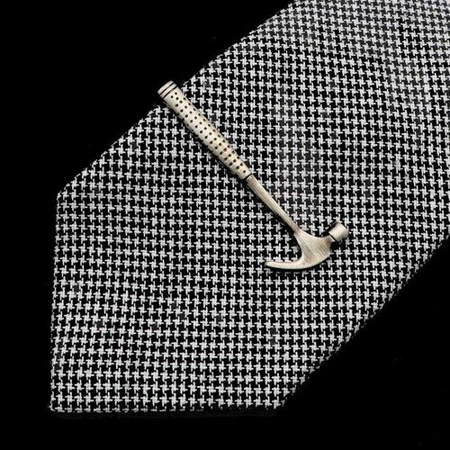 1 Piece Chrome Stainless Tie Clips Scissors Ax Car Owl Sword