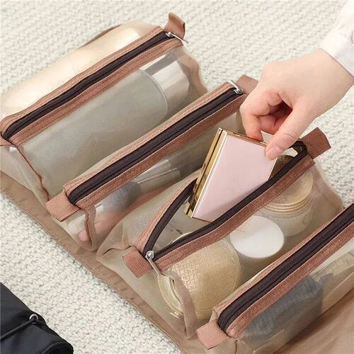 Detachable Cometic Bag Portable Large Capacity 4 in 1 Makeup