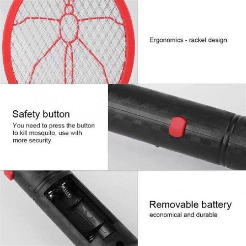 Electric Fly Insect Bug Zapper Bat Handheld Insect Fly