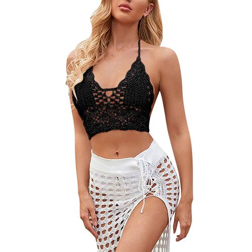 Bikinis Sets For Teens Women Swimwear Crocheted Hollowed Out