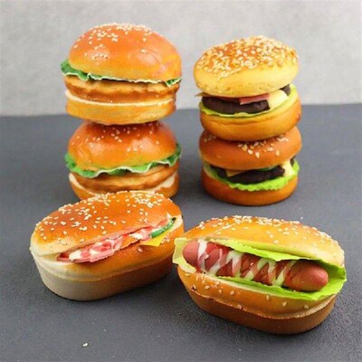 Festive Party Supplies Artificial Decorations Foods Soft PU