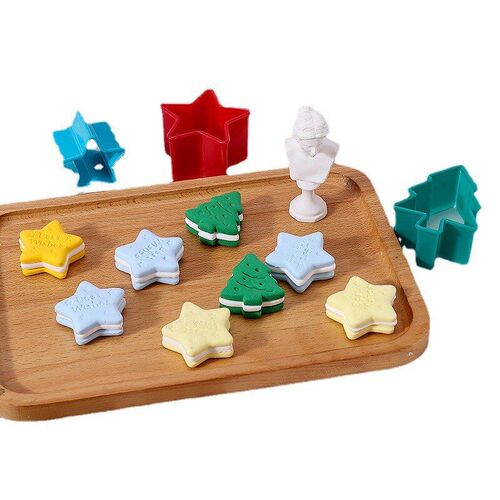 Butterfly Christmas Cookie Mold Star Tree Bread Cutter Bakin