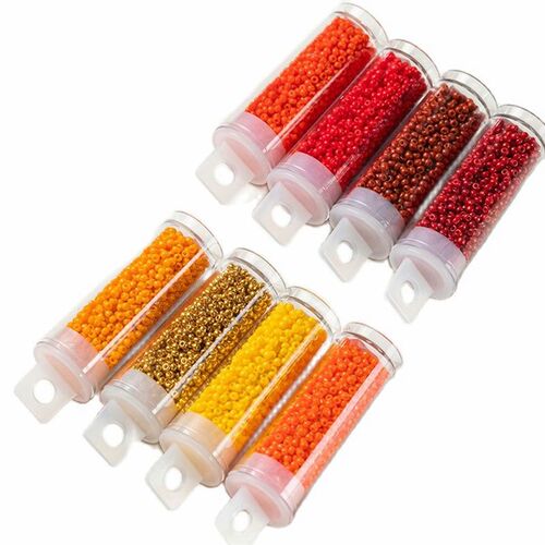 Buy 1 Get 1 Free 1100Pieces/Tube Japanese Glass Round Seedbe