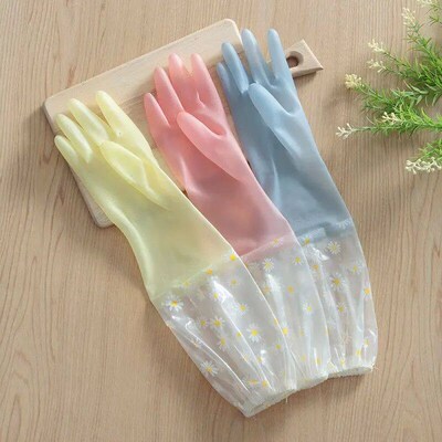 Waterproof Housework Cleaning Gloves Kitchen Cleaning Latex