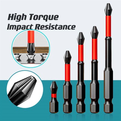 Non-Slip Impact Batch Head Strong Magnetic Cross High Torque