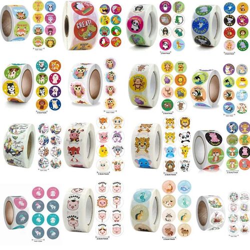 2025 Reward sticker cute cartoon stickers for children holid