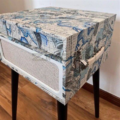 Vintage Vinyl Record Player Floor Standing Record Player