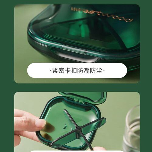 Pill Box Holder Weekly Medicine Storage Organizer Container