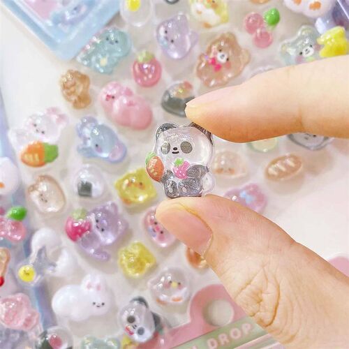 1 pc 3D Relief ers Scrapbooking Creative Candy Ghost Rabbit