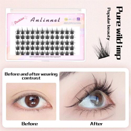 New lazy trilogy fake eyelashes natural personal eyelashes n