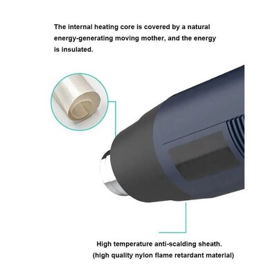New  hot air gun temperature control stepless temperature ad