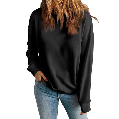 2025 Solid lor All-match Long Sleeve Base Shirt Women Casual