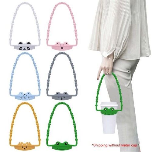 Silicone Water Bottle Strap Universal Portable Bottle