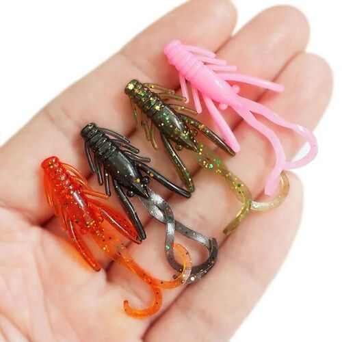10pcs Jig Wobblers Silicone Soft Bait Worm Lobster Fishing L