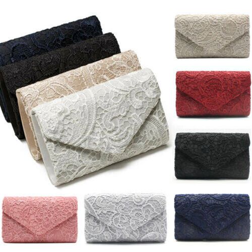 New Women Wallet Elegant Floral Lace Envelope Clutches Bags