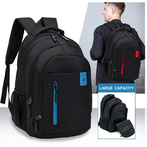 Blue Red School Outdoor Waterproof Daily Use Student Backpac