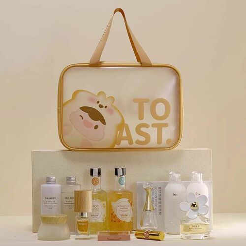 Travel Toiletry Bag for Women - Portable Waterproof Makeup B