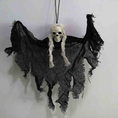 Horror Halloween Hanging Skeleton Decorations Linen Hanging