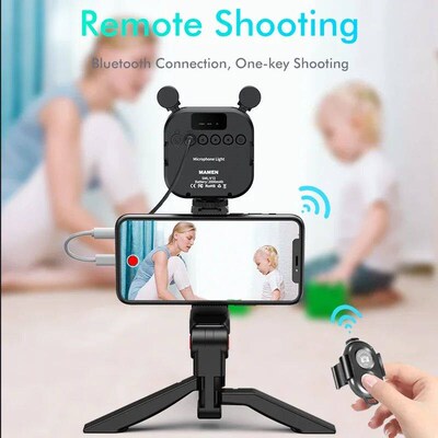 Pro Content Creator Bundle - 3-in-1 Studio Light, Monitoring