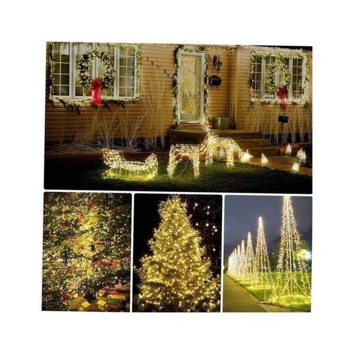 Led Outdoor Solar String Lights Fairy Holiday Christmas For