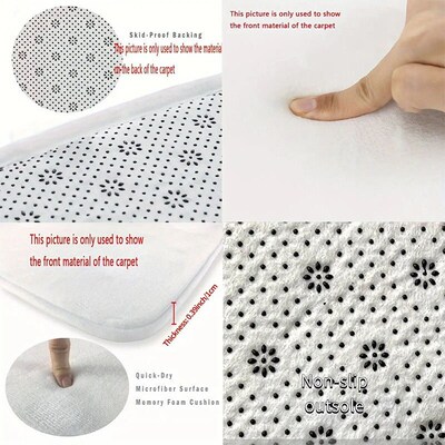 Light Luxury Retro Wind Mud Rub Dust Ring Foot Mats Home