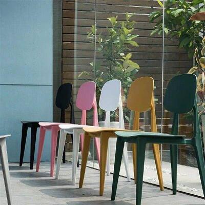 Plastic Chair Dining Chairs for Kitchen Furniture Thickened