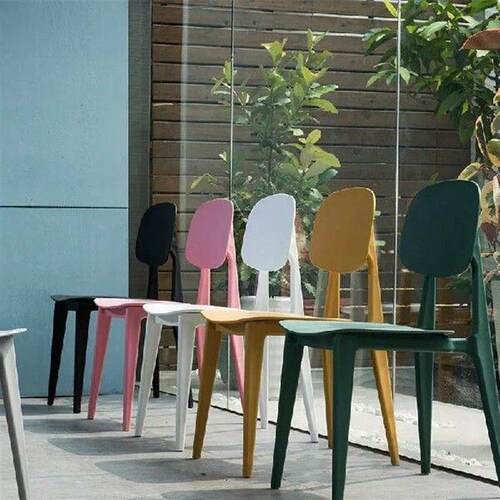 Plastic Chair Dining Chairs for Kitchen Furniture Thickened