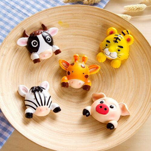 European cute resin switch cover sticker pig tiger Animal s