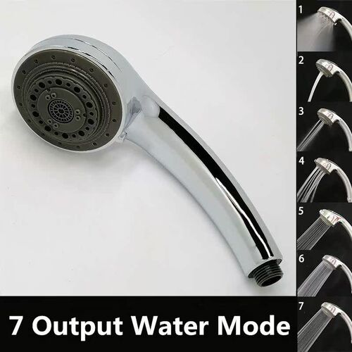 7 Mode Handheld Rain Shower Head Hand Shower Adjustable Hig